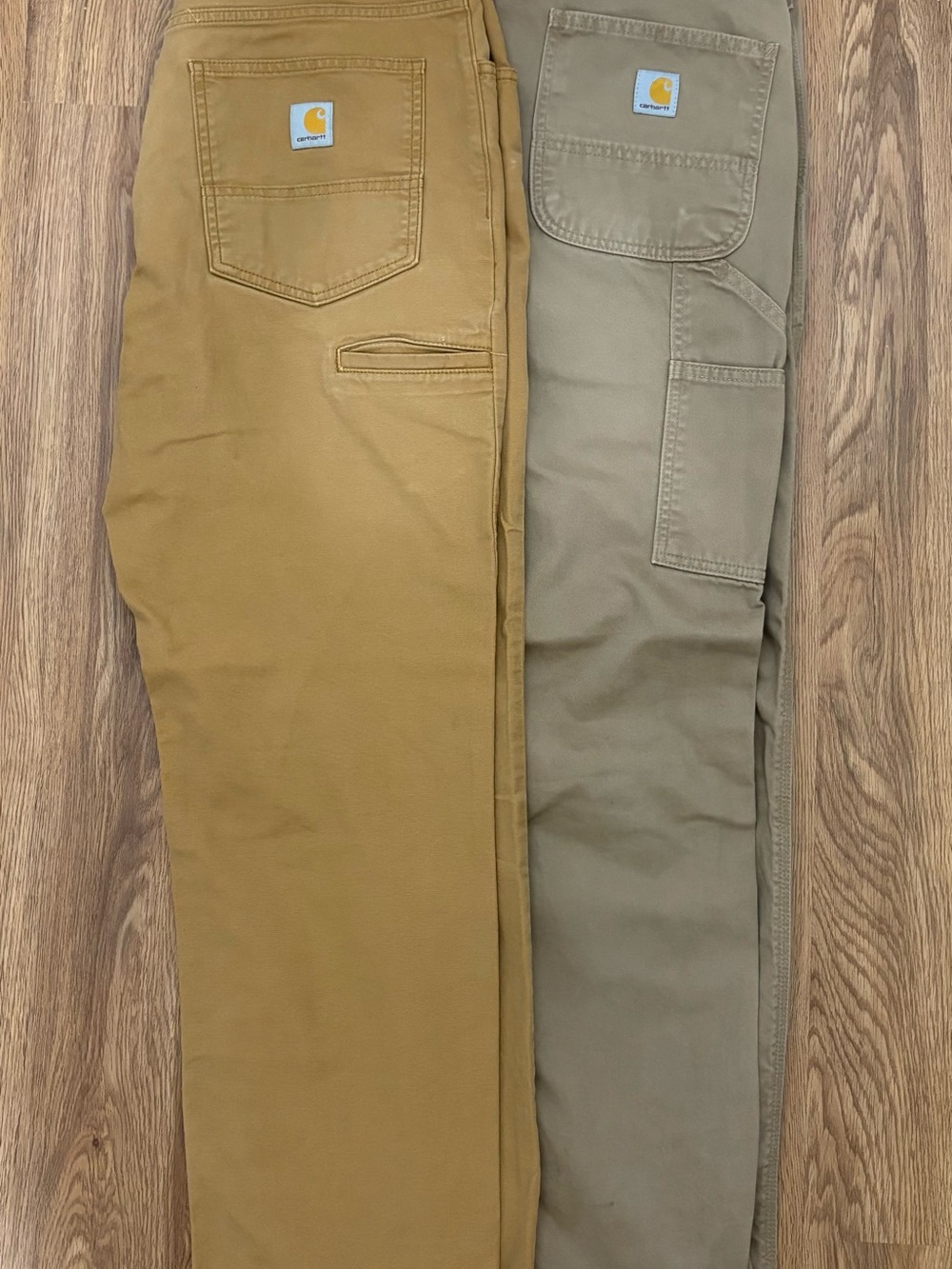 BUNDLE 2 Pair Carhartt Relaxed Fit Dungarees 34x32
